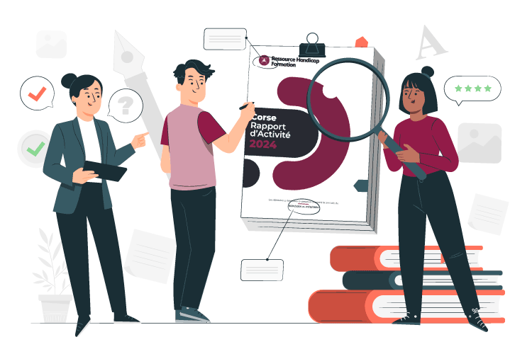 Image: Ressource Handicap Formation Corse – Rapport d’activité 2024